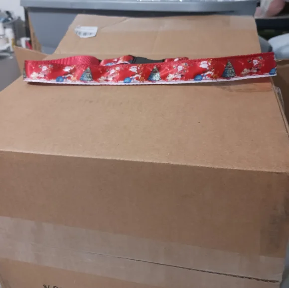 Christmas Dog collar - Picture 3 of 3